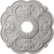 Ekena Millwork Rotherham Ceiling Medallion (Canopies up to 3 1/2"), 18"OD x 3 1/2"ID x 1 1/2"P, Ultra Pure White CM17ROUWF - alternate 1